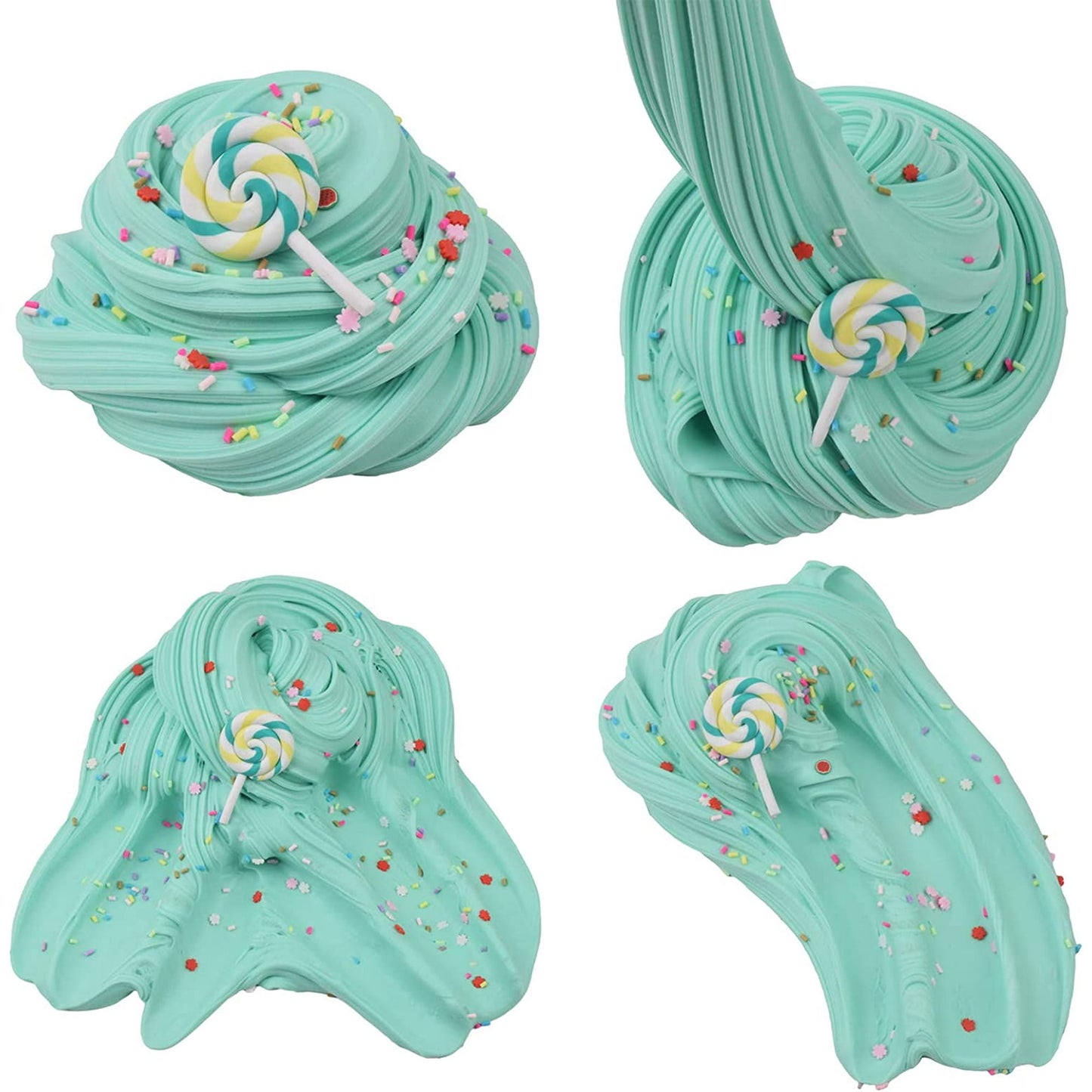 6 Pack Butter Slime Kit, LTONLINE Scented Cloud Slime for Girls and Boys, Super Soft and Non-Sticky DIY Surprise Slime for Kids Birthday Easter Gifts.
