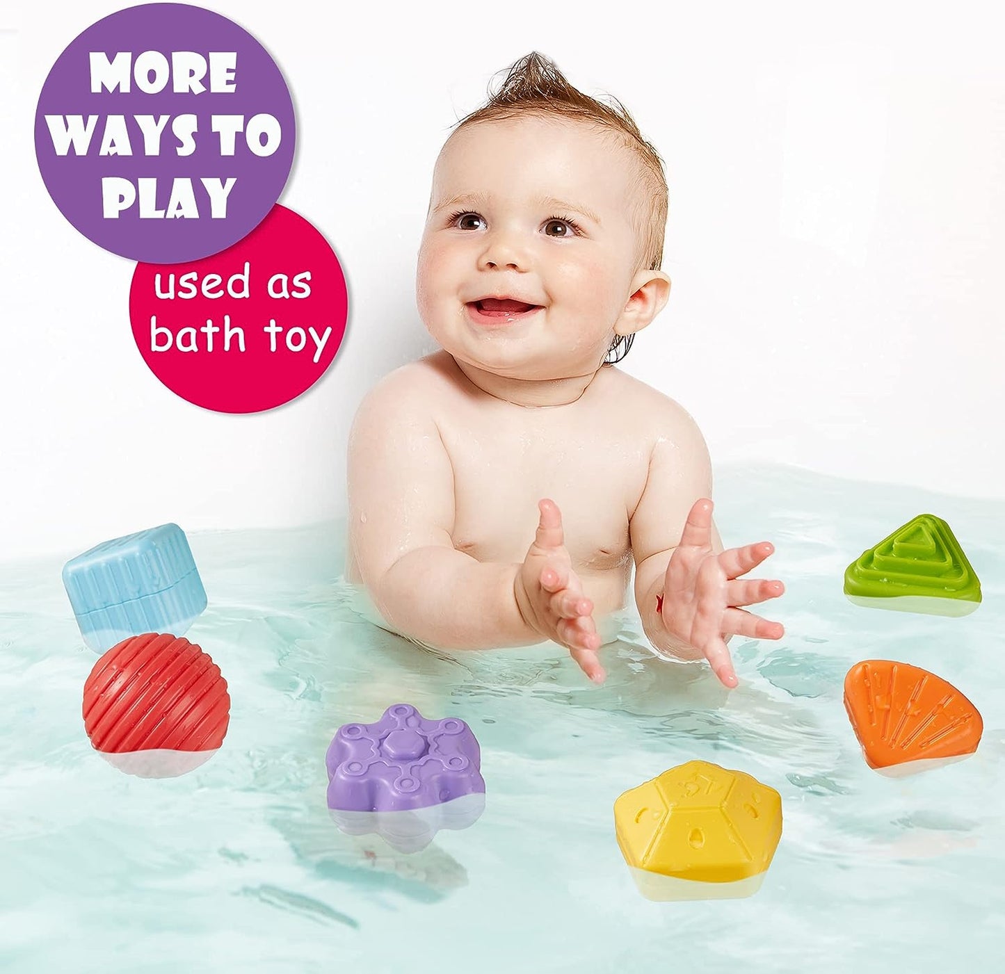 WQFSTORE Baby Shape Sorter Toys for 1 Year Old, Upgrade Baby Montessori Toy and Developmental Sensory Toys 12-24 Months, Boys Girls Gifts, Preschool Learning Fine Motor Skills