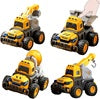 Toys for 1 2 3 Year Old Boys, Press Go Construction Sandbox Vehicles Truck Toy, Baby Push Go Friction Powered Car Set, Toddler Birthday Easter Gifts