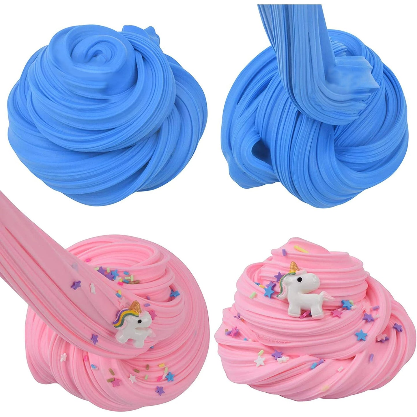 6 Pack Butter Slime Kit, LTONLINE Scented Cloud Slime for Girls and Boys, Super Soft and Non-Sticky DIY Surprise Slime for Kids Birthday Easter Gifts.