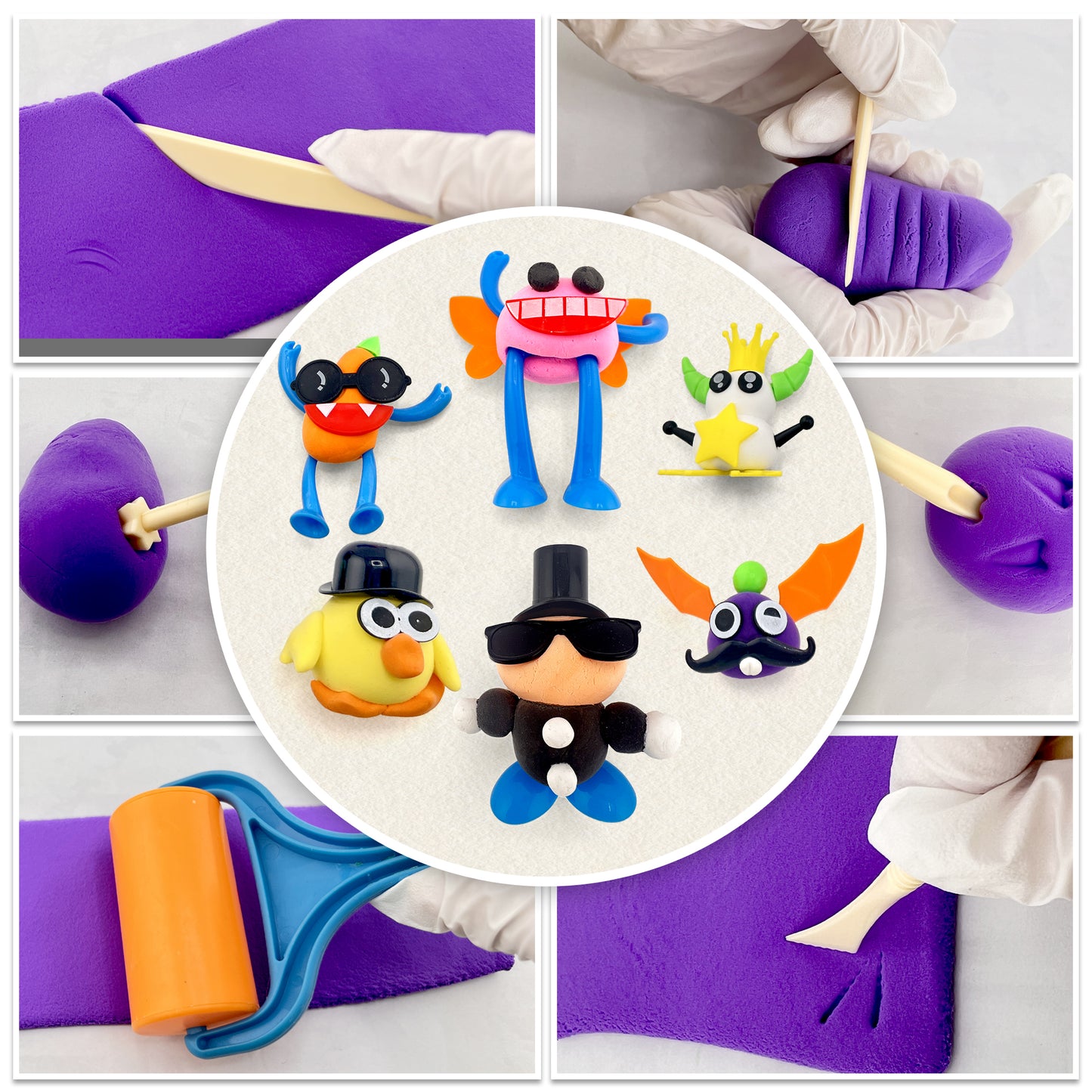 Modeling Clay Kit - 36 Colors Air Dry Clay for Kids, Ultra Light Soft & Stretchy Molding Magic Clay with Tools, Art Crafts Gift for Boys & Girls Age 3+
